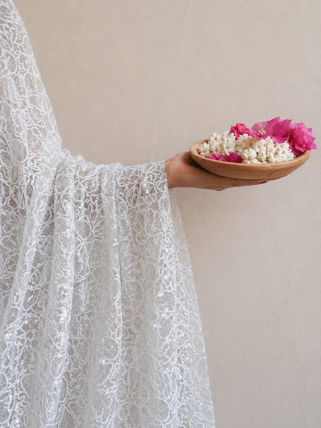 Sequined Corded Tulle - image 6