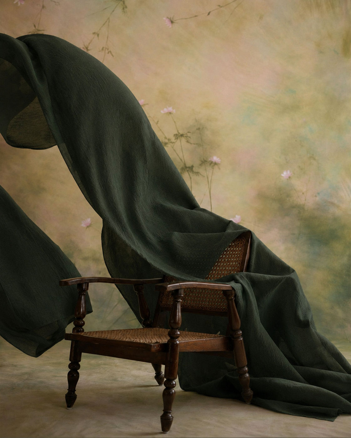 Solid-Dyed Crinkle Fabric - image 3