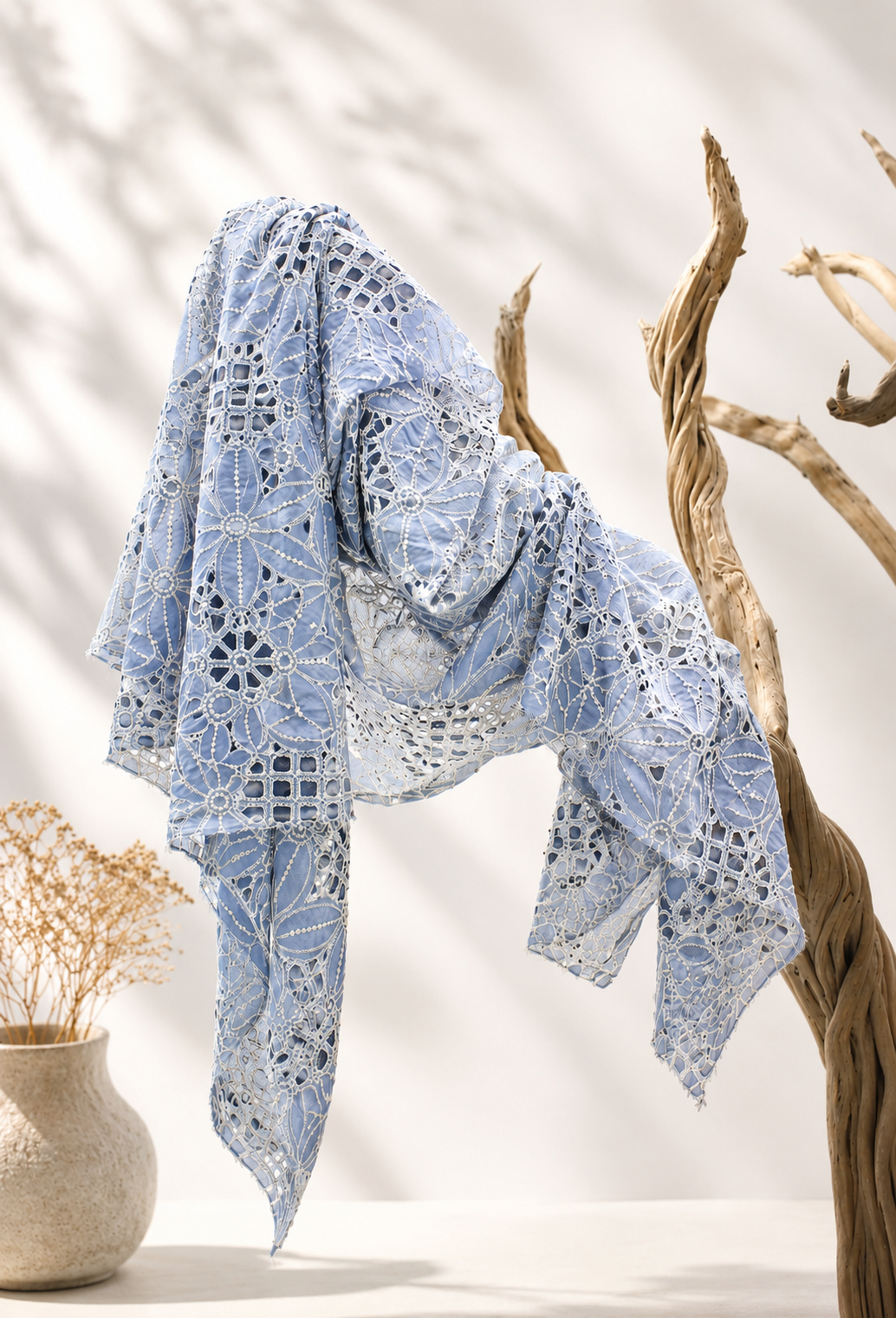 Embroidered Cutwork Fabric - image 6