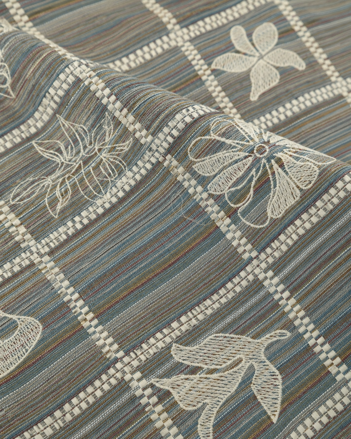Embroidered Jacquard Cotton Fabric - image 6