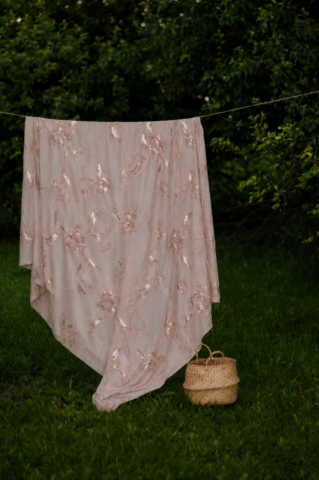 Organza Ribbon Embroidery with Sequins - image 7