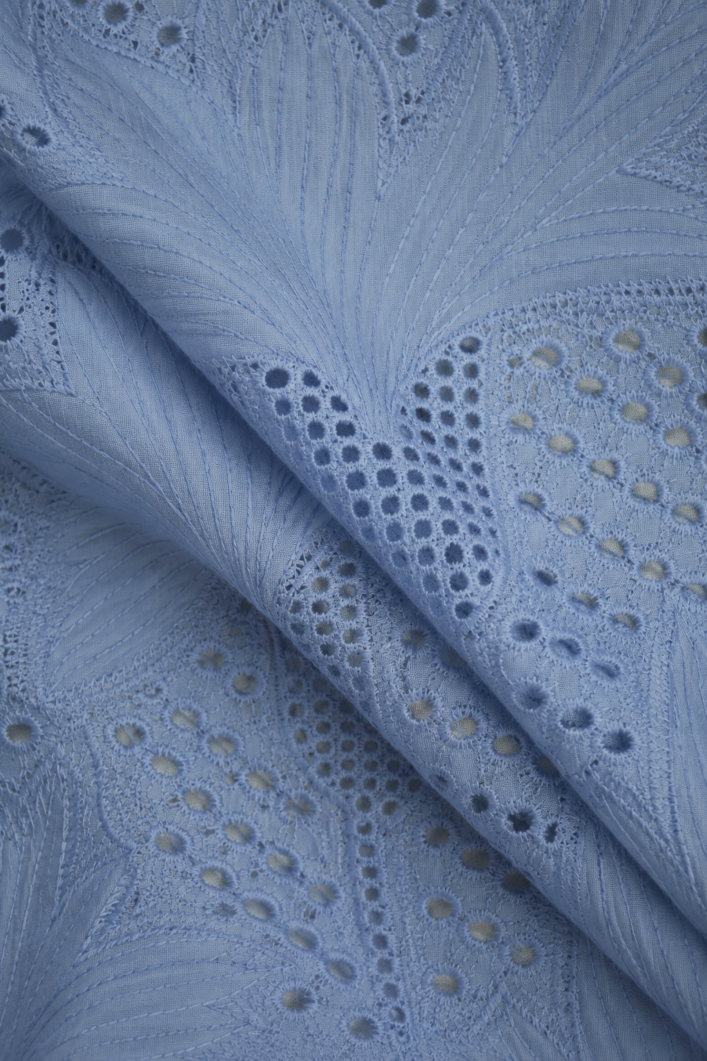 Embroidered Cotton Eyelet (Schiffli) Fabric - image 2
