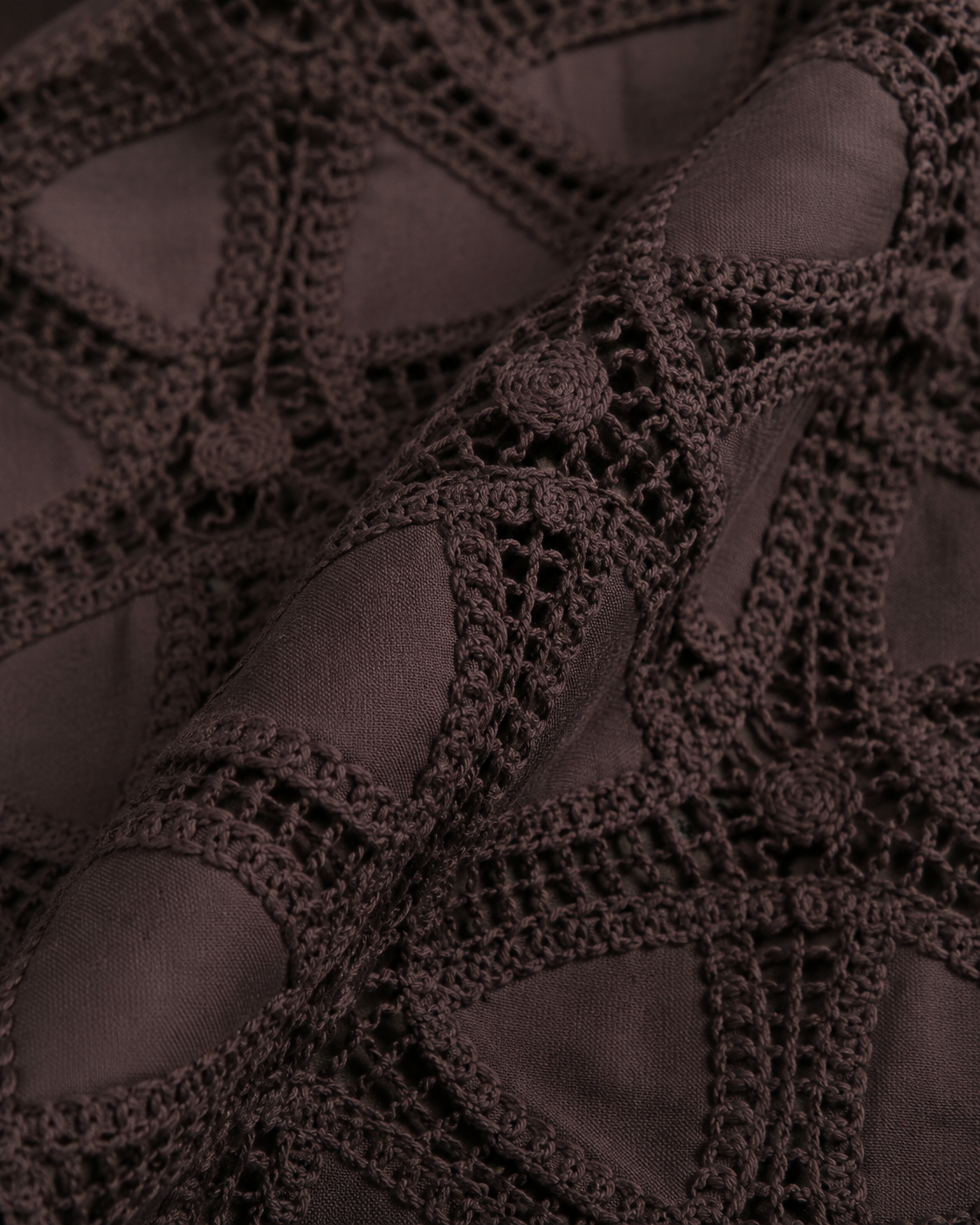 Crochet Lace Fabric - image 1