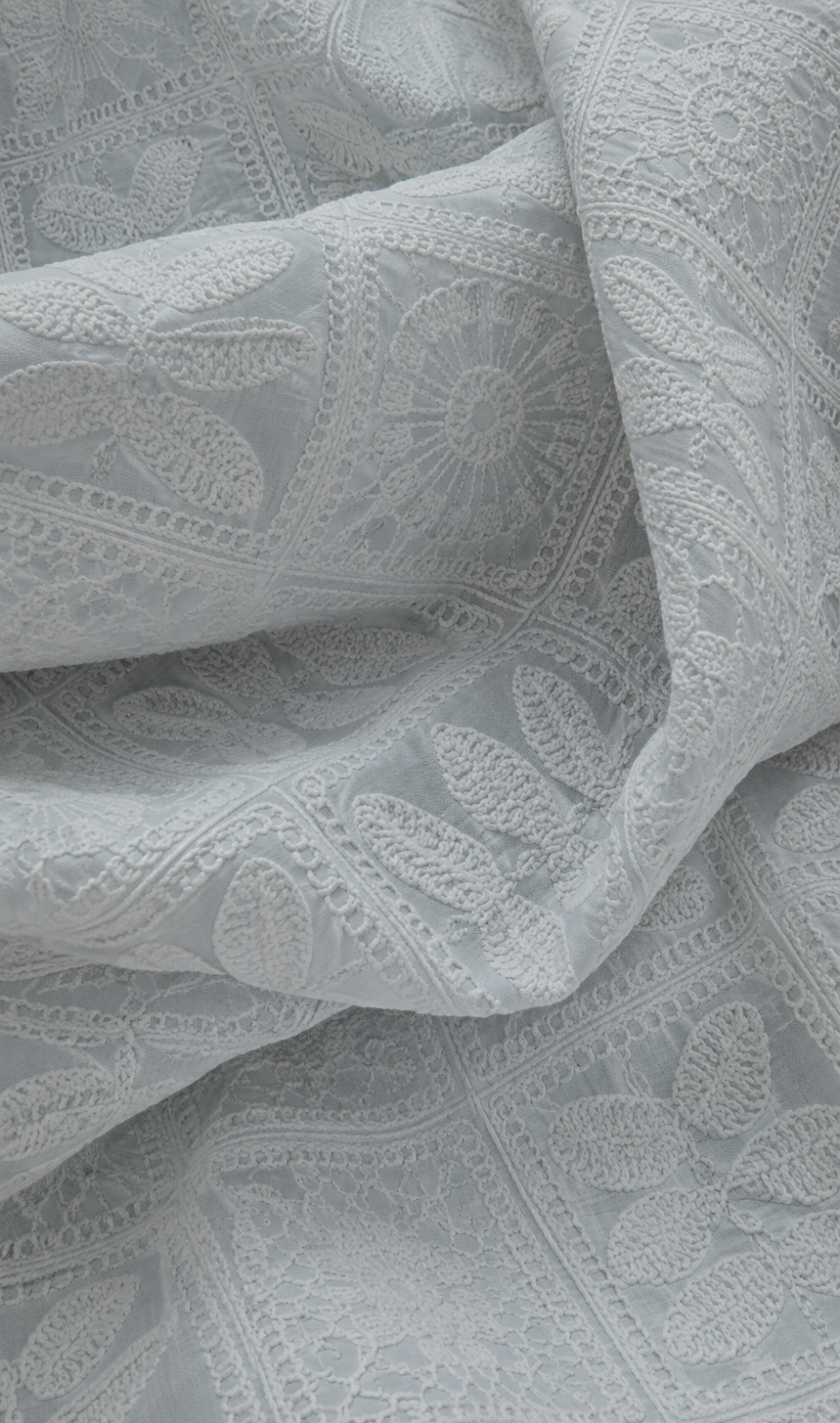 Corded Schiffli Embroidery Fabric - image 5