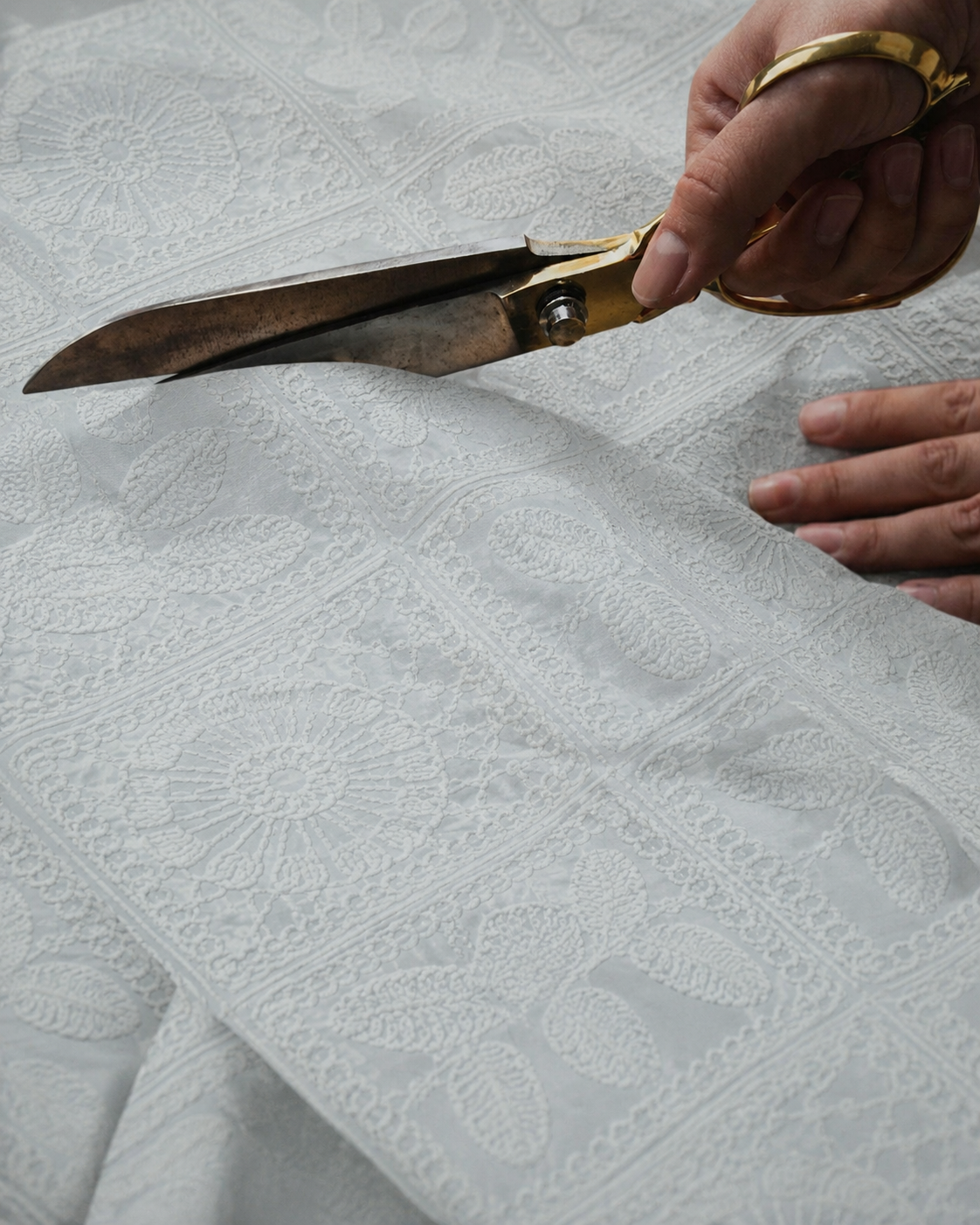 Corded Schiffli Embroidery Fabric - image 6