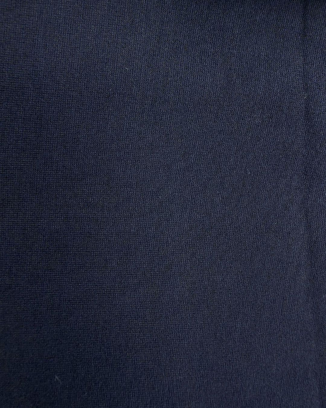 Navy Blue Soft Structured Stretch Fabric