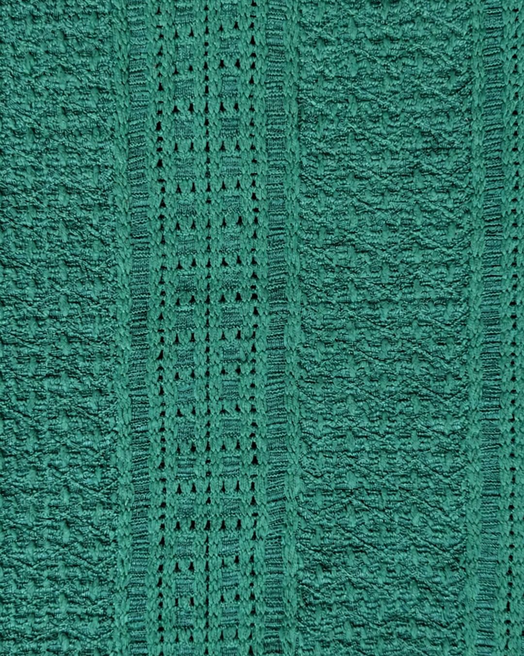 Sea Green Textured Knit Fabric