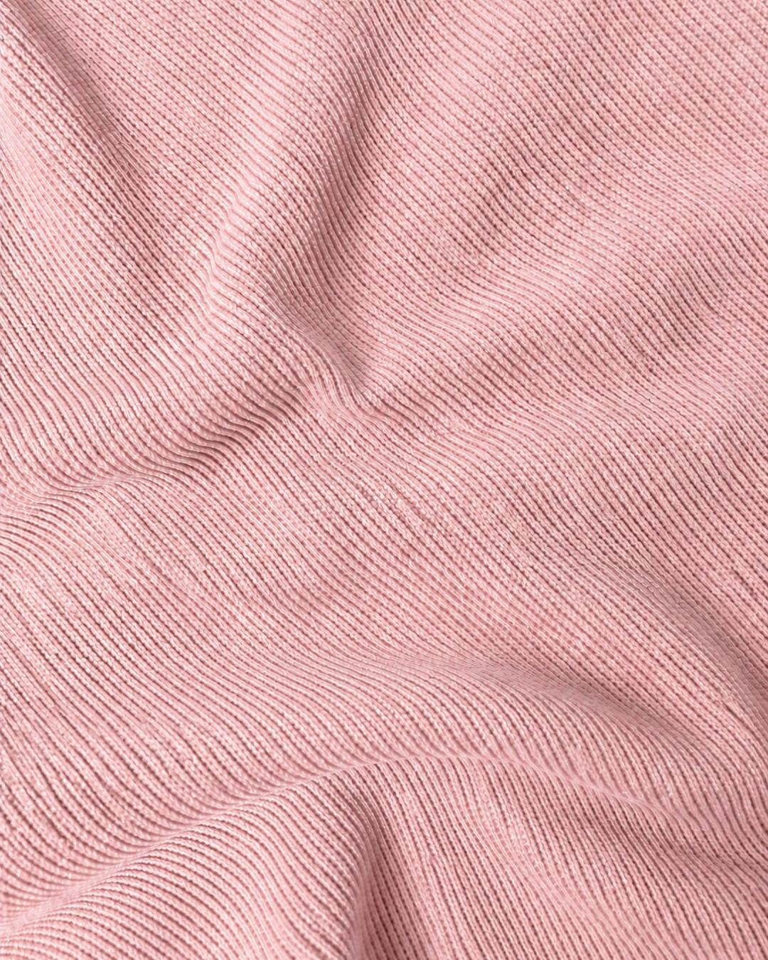 Skin Pink Soft Rib Knit Fabric